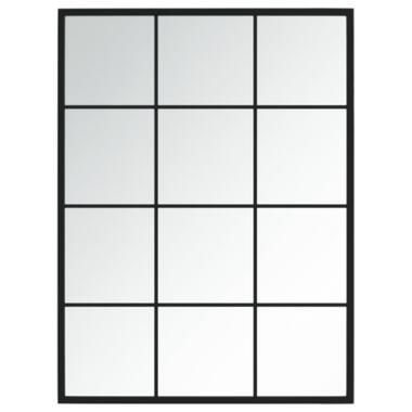 vidaXL Miroir mural noir 80x60 cm métal product