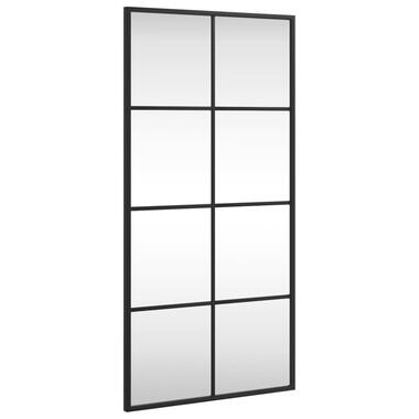 vidaXL Miroir mural noir 40x80 cm rectangulaire fer product