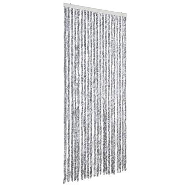 vidaXL Moustiquaire Blanc et gris 90x200 cm Chenille product