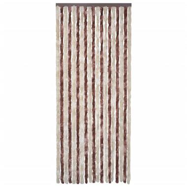 vidaXL Moustiquaire Beige et marron clair 56x200 cm Chenille product