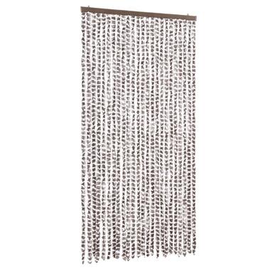 vidaXL Moustiquaire Taupe et blanc 100x220 cm Chenille product