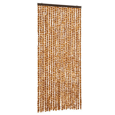 vidaXL Moustiquaire Ocre et blanc 90x220 cm Chenille product