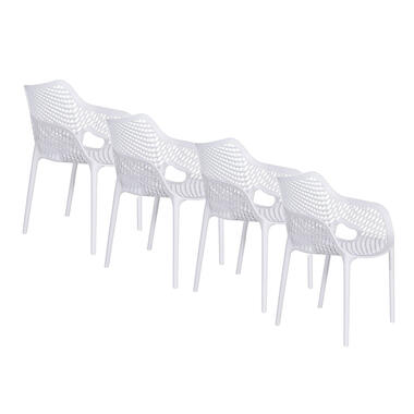 Garden Impressions Air xl Chaise de jardin blanc - 4 pièces product