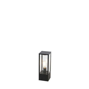 Qazqa lampe d'extérieur sur pied noire 40 cm avec piquet de terre et product