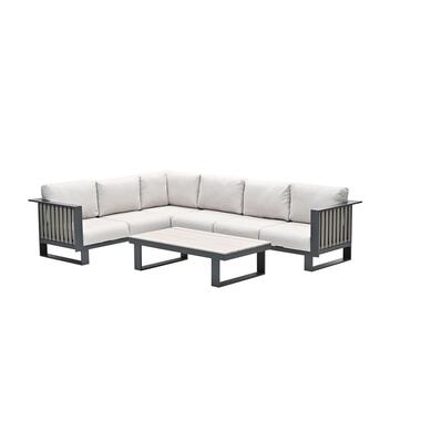 Garden Impressions Gabon hoek loungeset 4-delig - taupe product