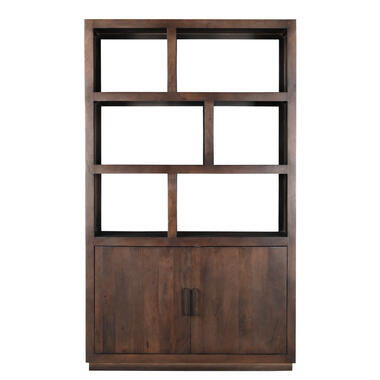 Livingfurn - Vitrine Jaxx Brown 120cm - Bois de manguier product