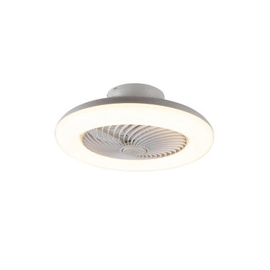 Qazqa ventilateur de plafond blanc avec led et télécommande - clima product