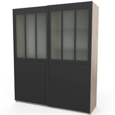 Kleerkast Verity 2 schuifdeuren, 4 legplanken en 2 kledingroedes-Kronberg product