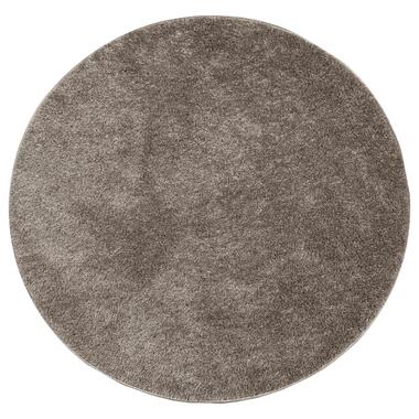 vidaXL Tapis ISTAN à poils longs aspect brillant gris Ø 160 cm product