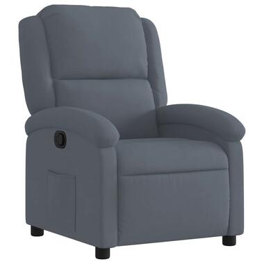 vidaXL - fauteuil inclinable - Gris - Velours product