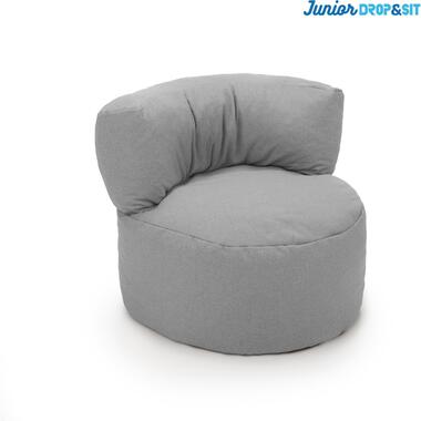 Parya - Chaise pouf Junior - Gris - 70 x 50 cm - Chaise haute avec rembourrage product