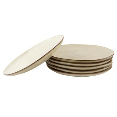 OTIX Dinerborden Bordenset 6 Persoons Beige 27cm Keramiek product