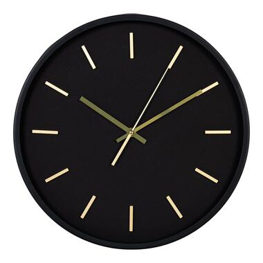 QUVIO Horloge murale - ø35 cm - Noir product