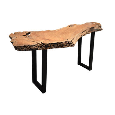 Livingfurn - Table murale Lifestyle Akar - Teck / Acier revêtu product