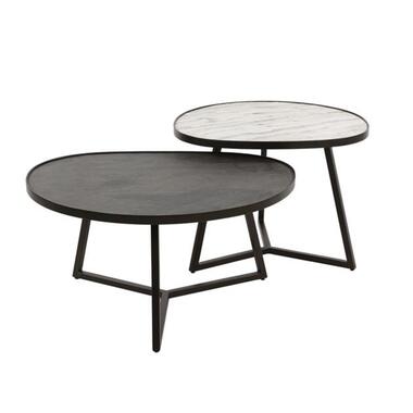 Hoyz Collection - Table basse Ardoise Triangle - Ardoise - Lot de 2 product