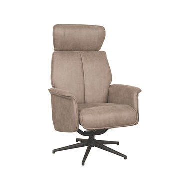 LABEL51 Fauteuil Verdal - Taupe - Micro Suede - 79x77x109 cm product