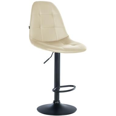 CLP Tabouret de bar Elmore Noir Cadre - Métal - Crème product