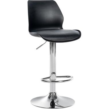 CLP Tabouret de bar Gilbert Chrome Cadre - Plastique - Noir product