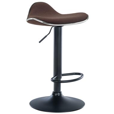 CLP Tabouret de bar Shanghai Noir Cadre - Tissu - Marron product