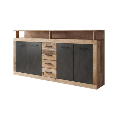 Buffet Lavina - Gris - Vieux bois - 190 cm product