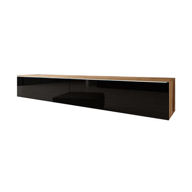 Meuble TV Dixon - Noir - Chêne - 180 cm product