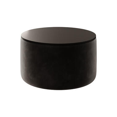 Table basse Marcio - Velours noir - 75 cm product