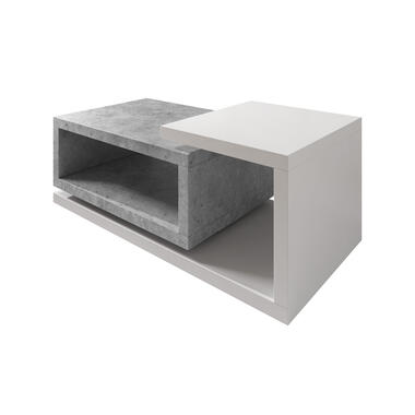 Table basse Bello - Béton - Blanc - 120 cm product