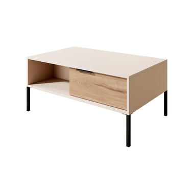 Meubella Salontafel Ramirez - Beige - Eiken - 97 cm product