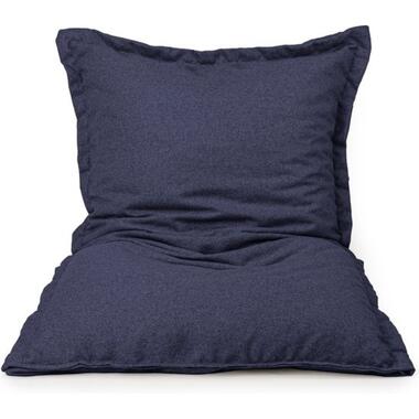 Parya - Coussin durable et 100% recyclé - Bleu - 100x150cm - Pour product