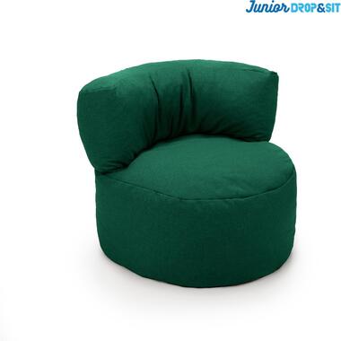 Parya - Zitzak Stoel Junior - Donker Groen - 70 x 50 cm - Kinderstoel met product