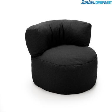 Parya - Beanbag Chair Junior - Noir - 70 x 50 cm - Chaise avec rembourrage product