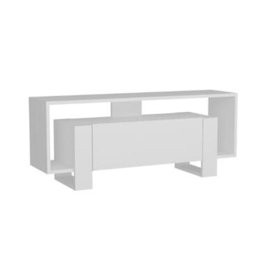 Wood Fashion TV Stand - 120cm de largeur - 18mm d'épaisseur - Blanc product