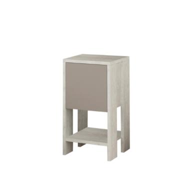 Woody Fashion Table de nuit (18mm Epaisseur, 30x55x30cm, Blanc Light Mocha) product