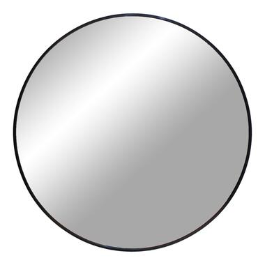 QUVIO Miroir - Rond - ø80 cm - Aluminium - Noir product