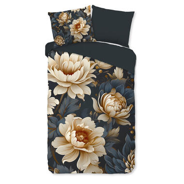 Pure Housse de couette "fleurs" - Anthracite - (140x200/220 cm) - Microfibre product