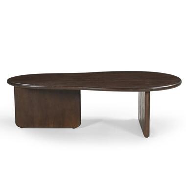 Table basse Forme organique 130cm - Brun foncé - Manguier - Sira product