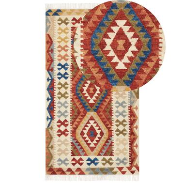 Tapis kilim en laine multicolore 80 x 150 cm OSHAKAN product