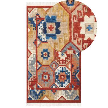 Tapis kilim en laine multicolore 80 x 150 cm LUSARAT product