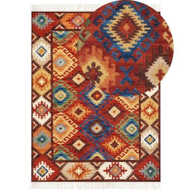 Tapis kilim en laine multicolore 160 x 230 cm ZOVUNI product