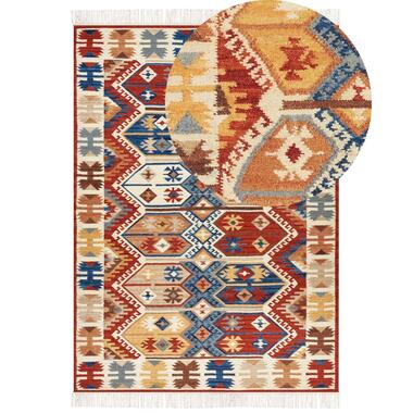 Tapis kilim en laine multicolore 200 x 300 cm VANASHEN product