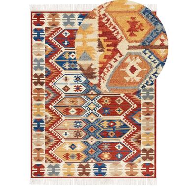 Tapis kilim en laine multicolore 160 x 230 cm VANASHEN product