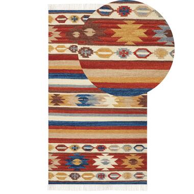 Tapis kilim en laine multicolore 80 x 150 cm JRARAT product