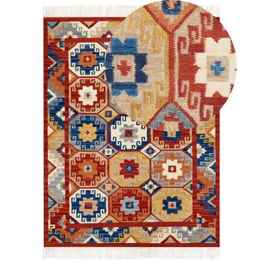 Tapis kilim en laine multicolore 160 x 230 cm LUSARAT product