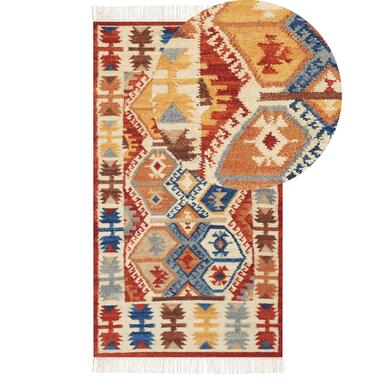 Tapis kilim en laine multicolore 80 x 150 cm VANASHEN product