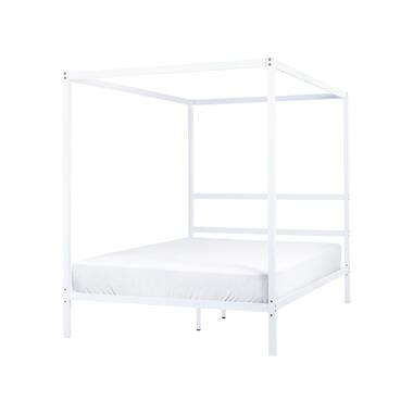 LESTARDS - Hemelbed - Wit - 140 x 200 cm - Staal product