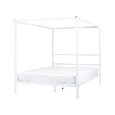 LESTARDS - Hemelbed - Wit - 160 x 200 cm - Staal product