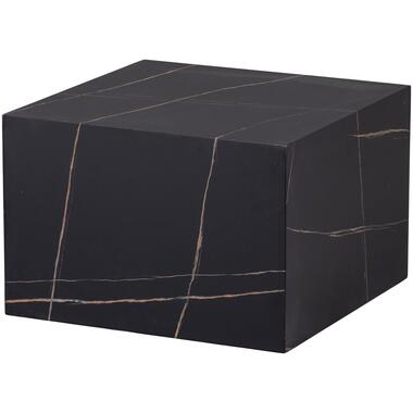 WOOOD Exclusive Benji Salontafel - Marmerlook - Zwart - 40x60x60 product