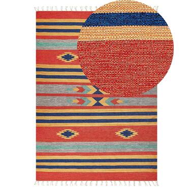 Tapis kilim en coton 140 x 200 cm multicolore HATIS product