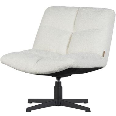 WOOOD Exclusive Vinny Draaifauteuil - Boucle - Off White - 80x75x75 product