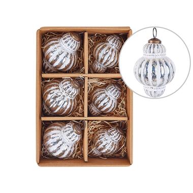 Boules de Noël CREMEUX Argenté Verre product